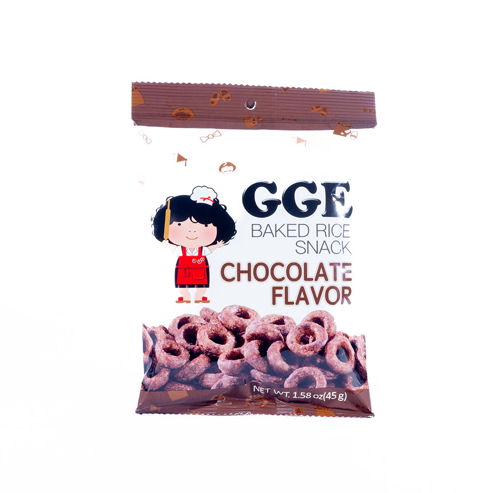 GGE Baked Rice Snack Chocolate Flavor