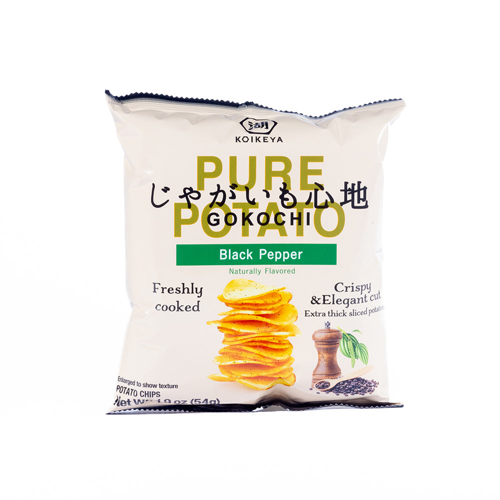 Jagaimo Gokochi Pure Potato Chips Black Pepper