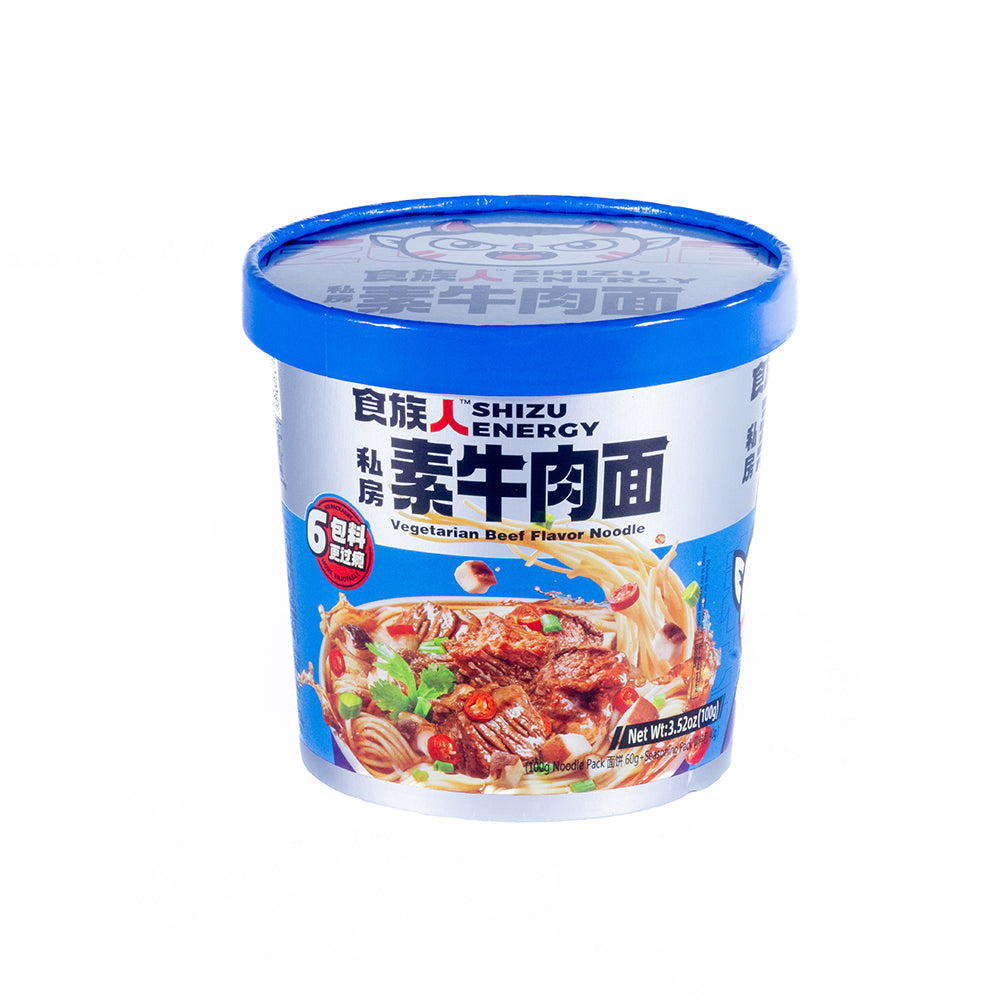 Shizu Energy Vegetarian Beef Flavor Vermicelli Cup Noodle