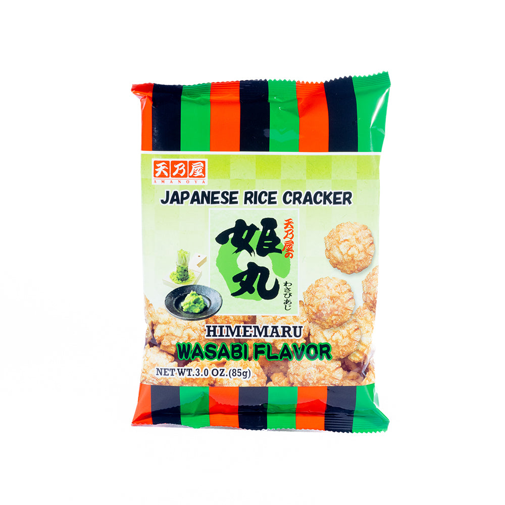 Himemaru Japanese Rice Cracker Wasabi Flavor