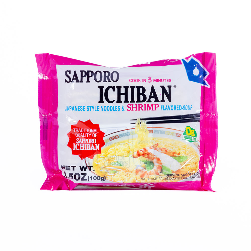 Sapporo Ichiban Instant Noodle Shrimp Flavor
