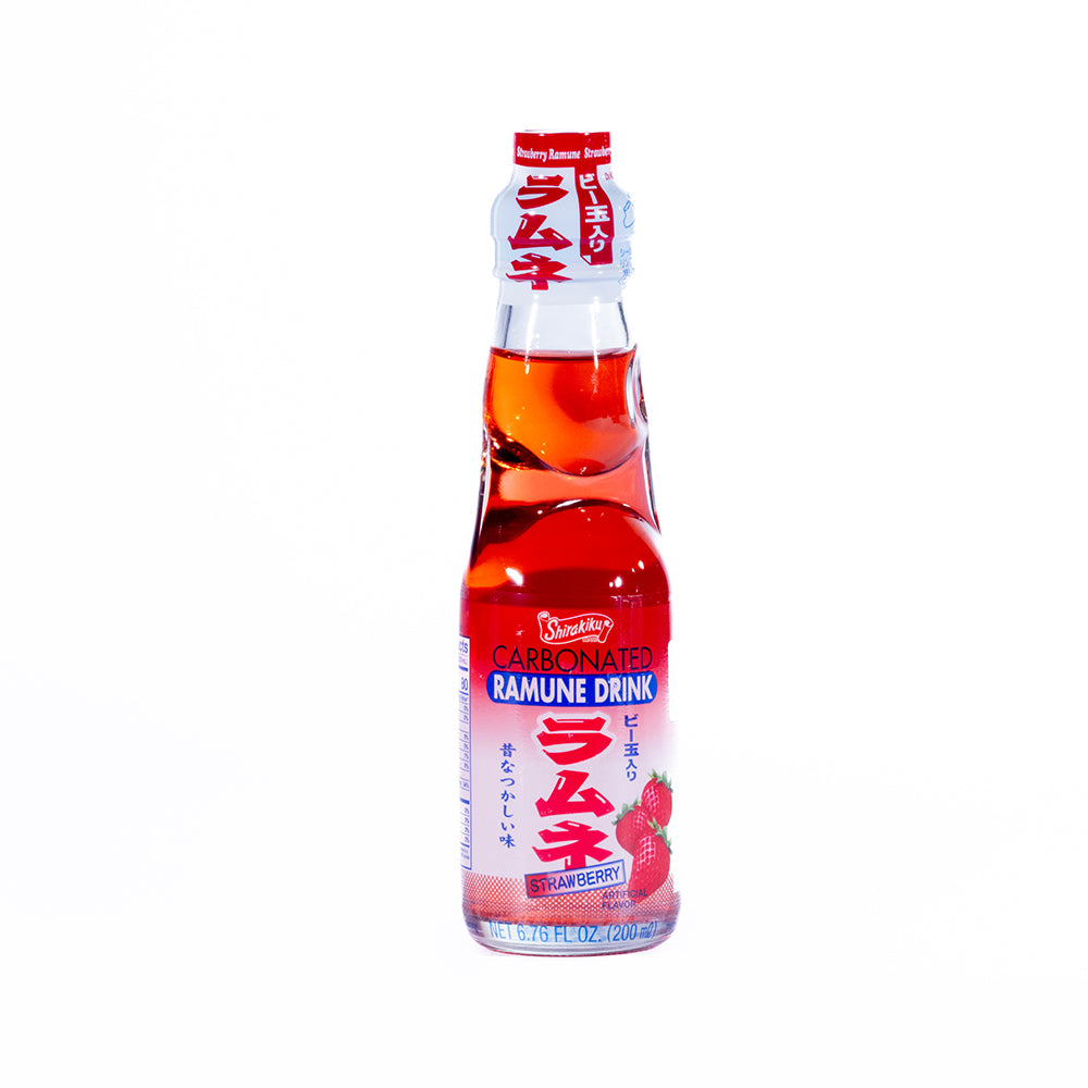 Ramune Carbonated Drink Strawberry