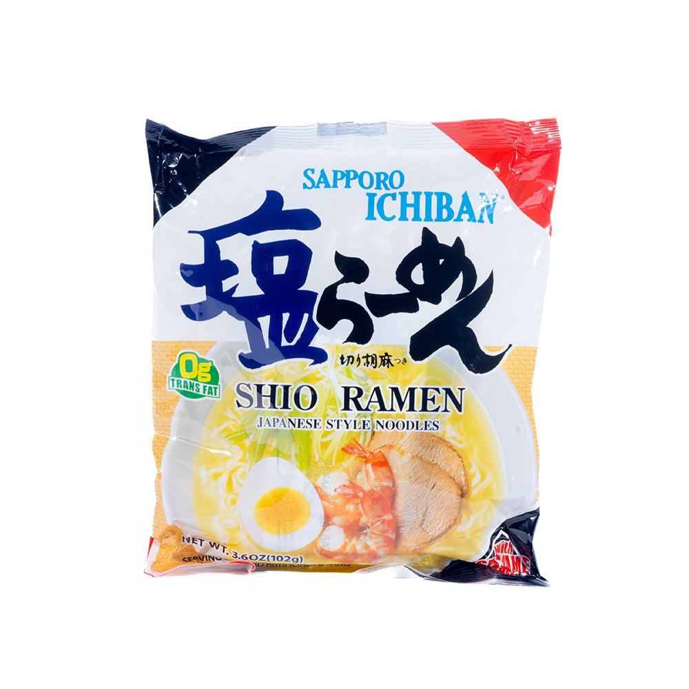 Sapporo Ichiban Instant Noodle Shio (Salt Broth) Flavor