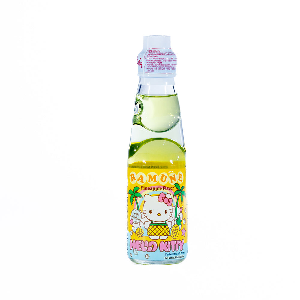 Hello Kitty Ramune Soft Drink Pineapple