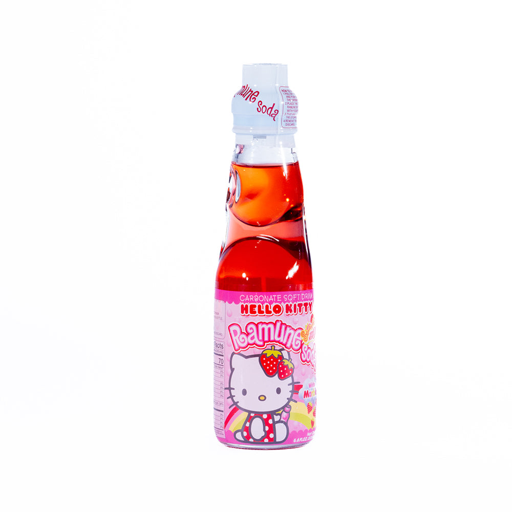 Hello Kitty Ramune Soft Drink Strawberry