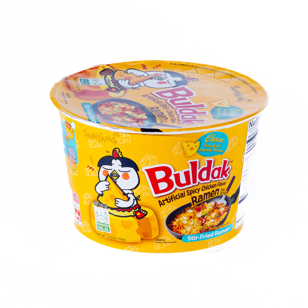 Buldak Spicy Chicken Ramen Cheese Flavor Big Bowl Noodle