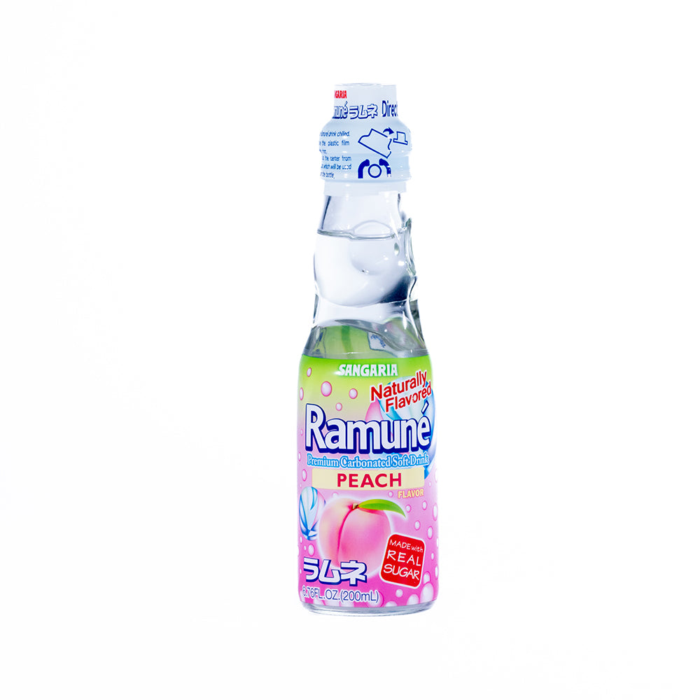 Ramune Carbonated Soft Drink Peach