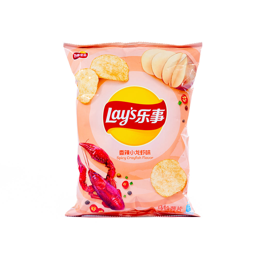 Lay's Potato Chips Spicy Crayfish Flavor