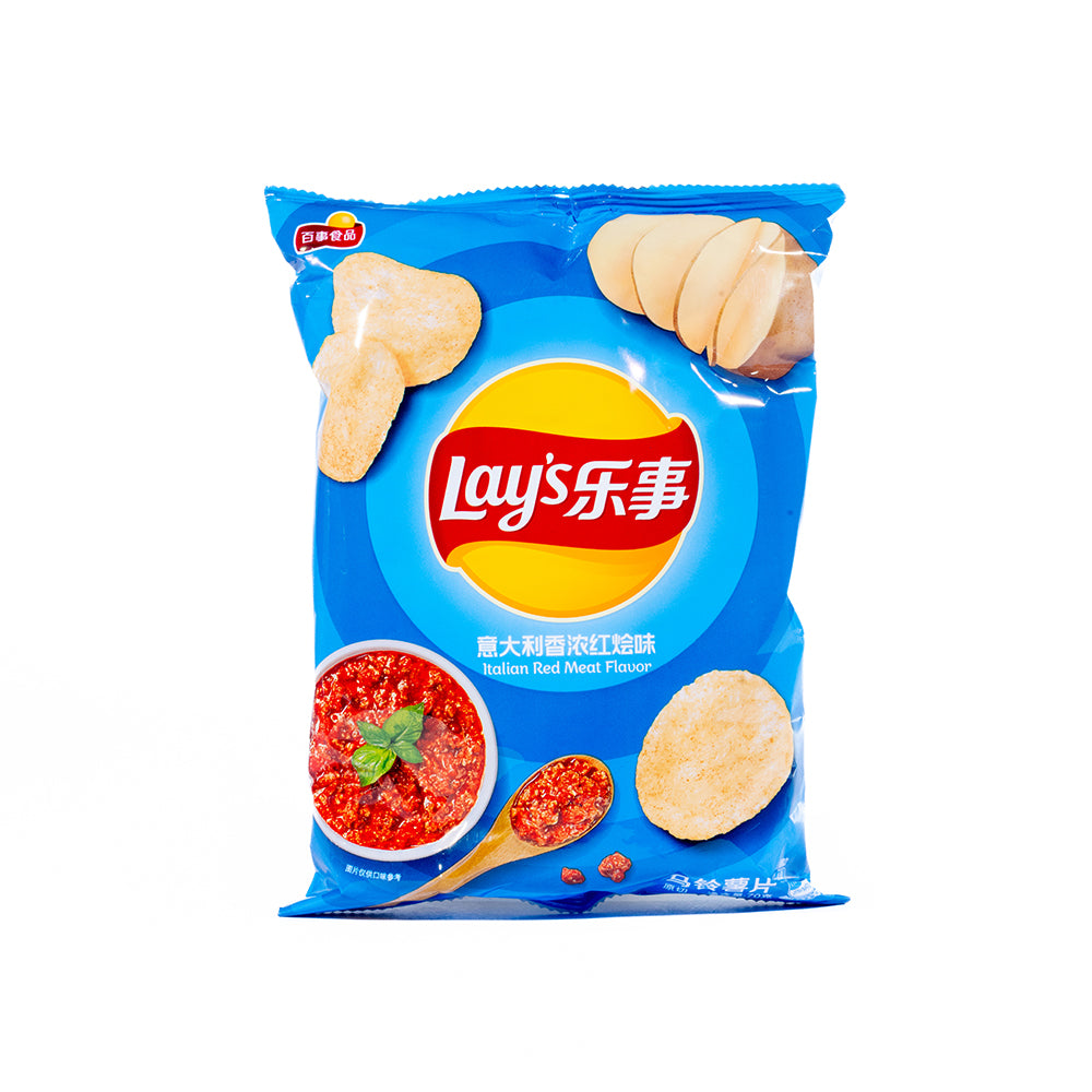 Lay's Potato Chips Italian Red Meat Flavor