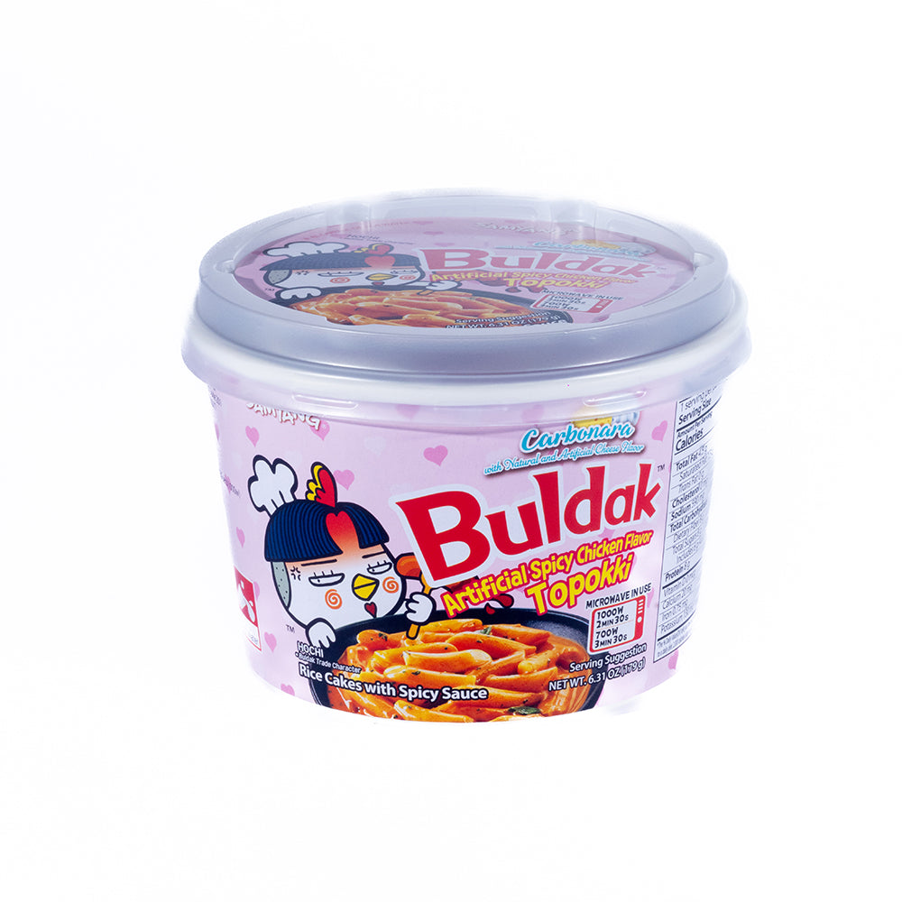 Buldak Spicy Chicken Topokki Carbonara Flavor