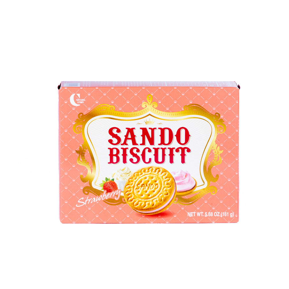 Sando Biscuit Strawberry (8 Packs)