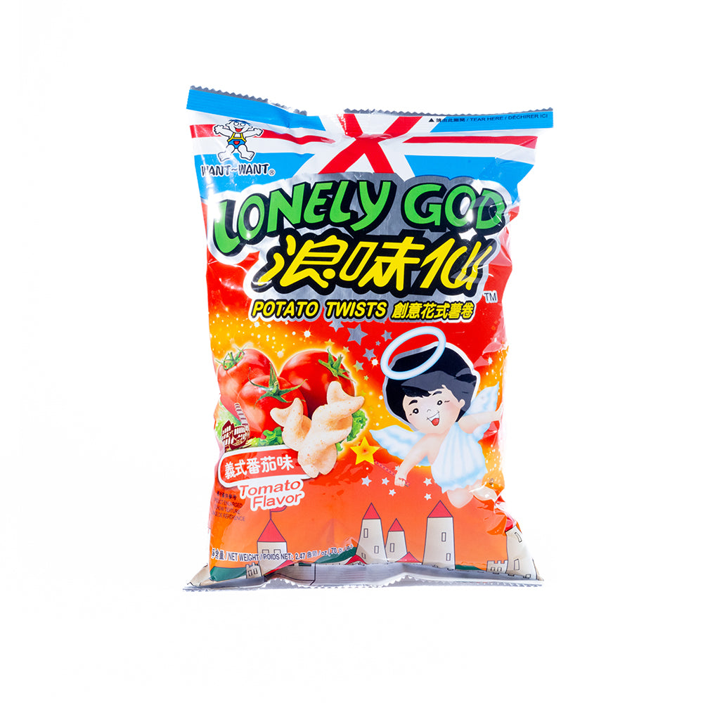 Lonely God Potato Twists Tomato Flavor