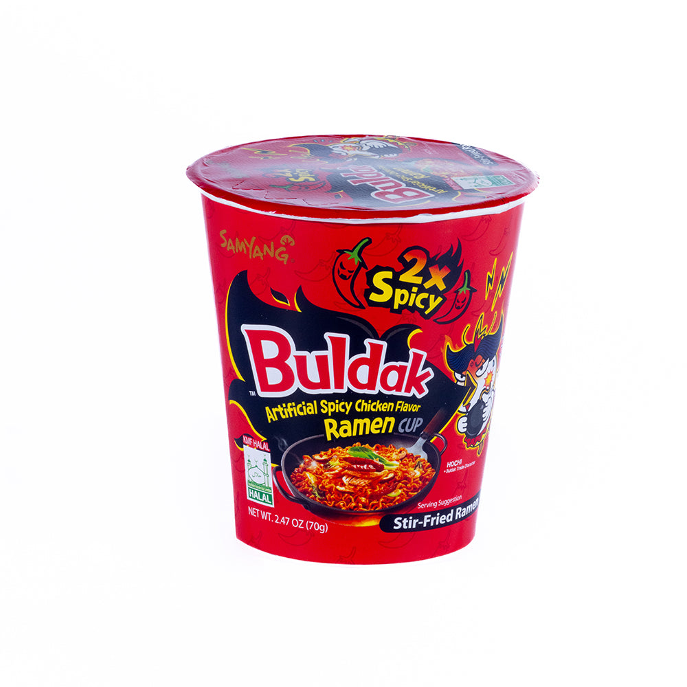 Buldak Spicy Chicken Ramen 2X Spicy Cup Noodle