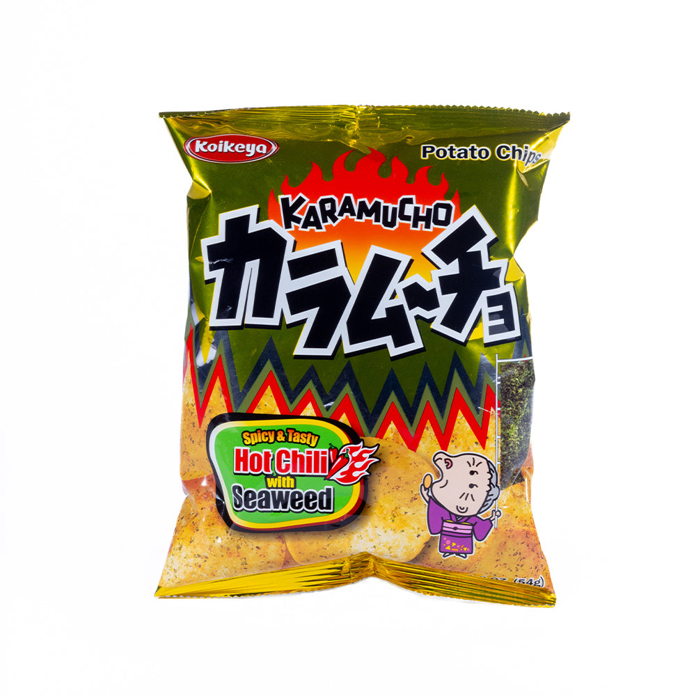 Karamucho Potato Chips Hot Chili with Seaweed