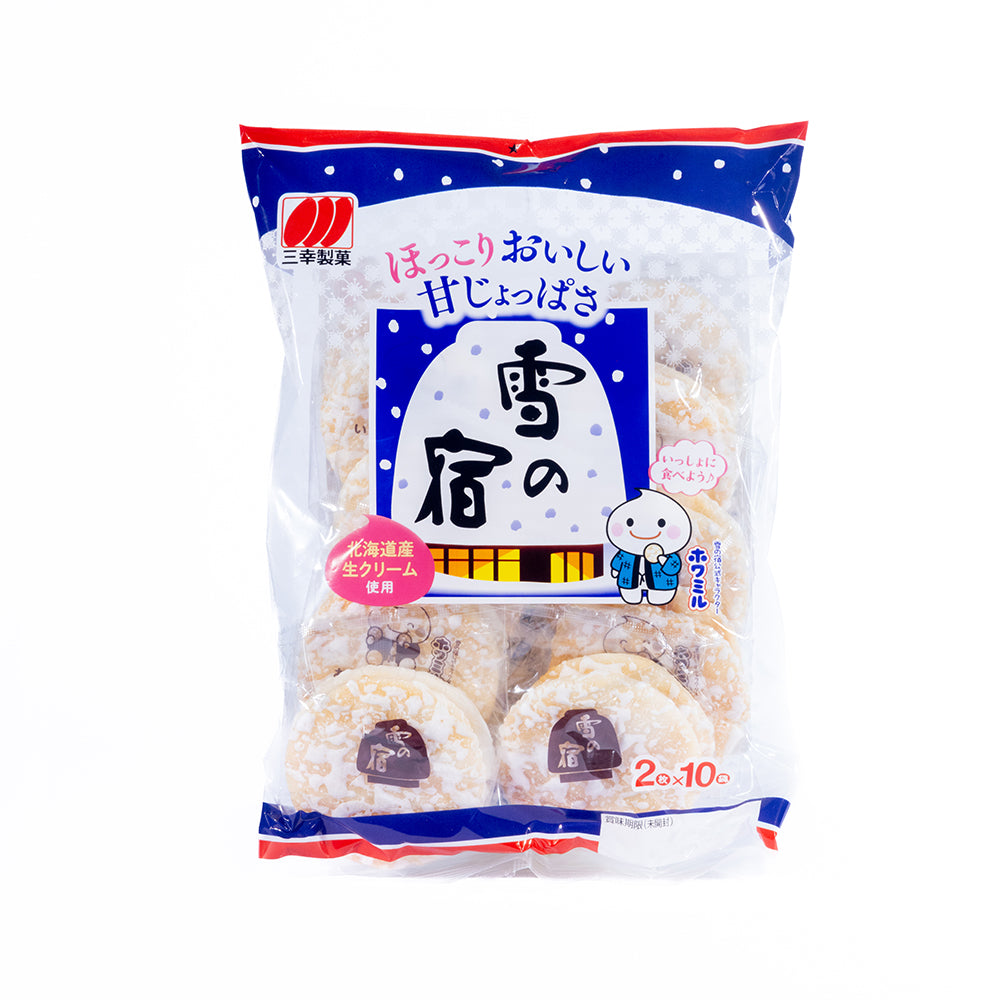 Hokkaido Snow Senbei Rice Cracker (10 Packs)