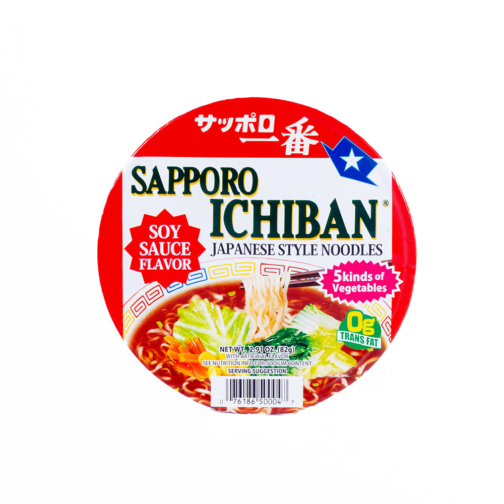Sapporo Ichiban Japanese Style Cup Noodle Soy Sauce Flavor