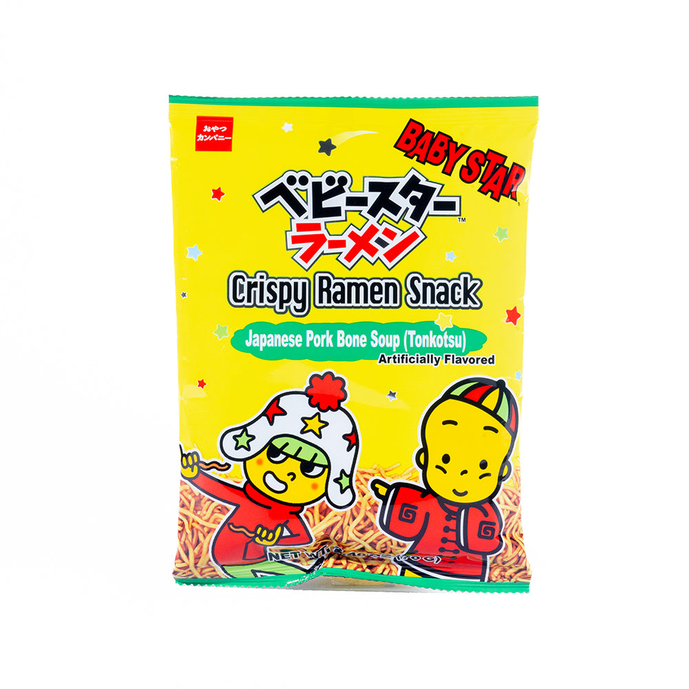 Crispy Ramen Snack Japanese Pork Bone Soup (Tonkotsu) Flavor