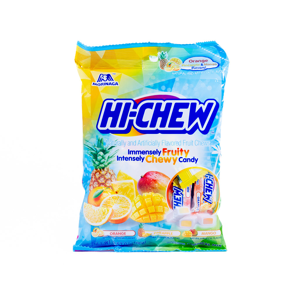 Hi-Chew Orange, Pineapple & Mango Chewy Candy (18 Pieces)