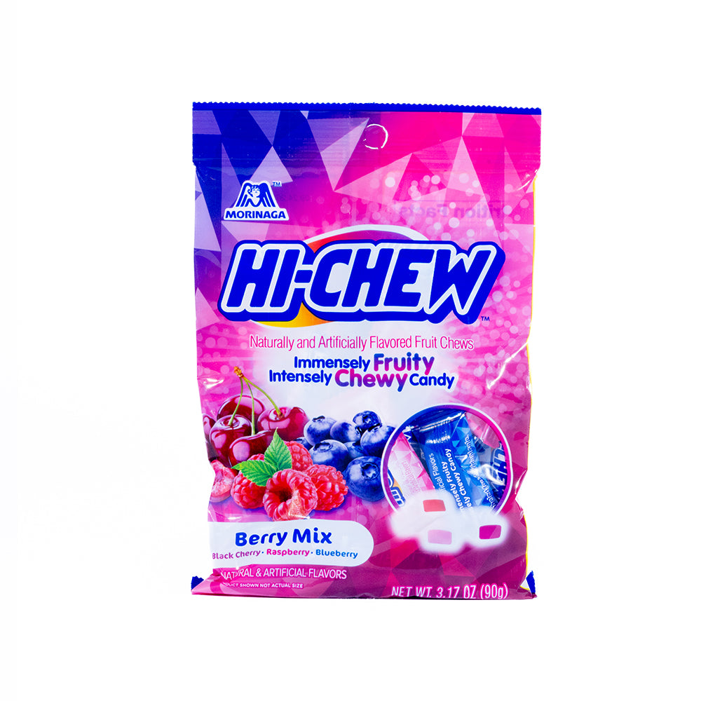 Hi-Chew Berry Mix (Blackberry, Raspberry, Blueberry) Chewy Candy (18 Pieces)