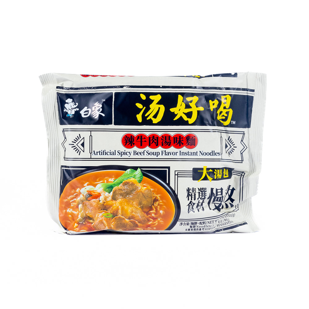 BaiXiang Spicy Beef Soup Flavor Noodle